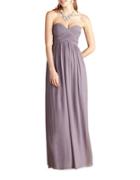 Donna Morgan Laura Solid Strapless Gown