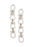Lauren Ralph Lauren Two-tone Link Drop Earrings