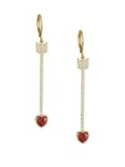 Kate Spade New York Romantic Rocks Linear Earrings