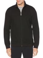 Perry Ellis Full-zip Jacquard Sweater