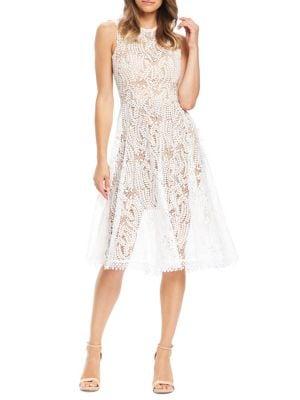 Dress The Population Shane Lace A-line Dress