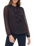 Tommy Hilfiger Ruffle-front Blouse