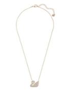 Swarovski Swan Rose-goldplated Pendant Necklace