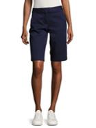 Imnyc Isaac Mizrahi Cotton-blend Bermuda Shorts