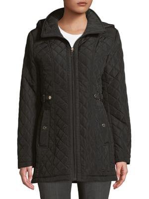 Gallery Petite Quilted Full-zip Jacket