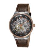 Kenneth Cole Automatic Analog Display Brown Watch