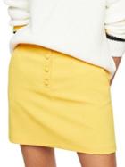 Miss Selfridge Button Front Mini Skirt