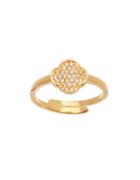 Lord & Taylor Pave Cubic Zirconia Clover Ring