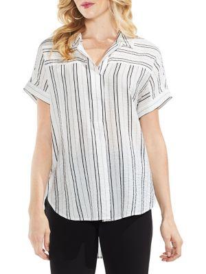 Vince Camuto Stripe Dolman-sleeve Blouse