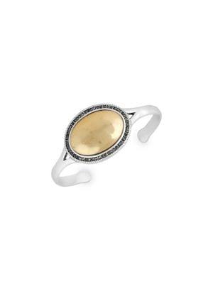 Lucky Brand September Chase Gem Pave Cuff Bracelet