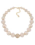 Carolee Pearl Stone Necklace