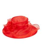 Giovannio ?ruffled Bow-accented Derby Hat