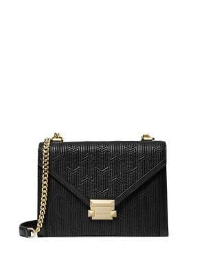 Michael Michael Kors Large Whitney Textured Leather Shoulder Bag