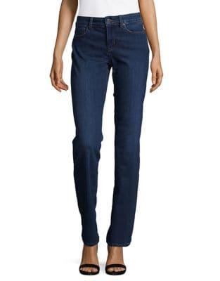 Nydj Petite Marilyn Five-pocket Straight Jeans