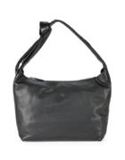 H Halston Textured Leather Hobo Bag