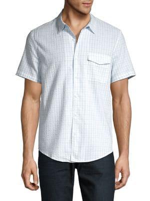 Lucky Brand Checked Short-sleeve Shirt