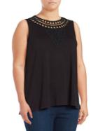 Context Embellished Sleeveless Top