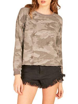 Vintage Havana Camouflage Fleece Sweater