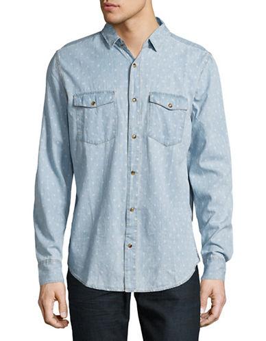 Sovereign Code Patterned Chambray Sportshirt