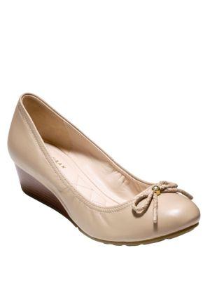 Cole Haan Tali Grand Leather Wedge Pumps