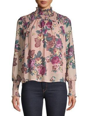 Vero Moda Floral Smocked Top