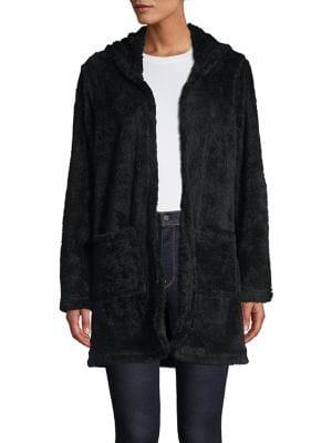 Workshop Faux-shearling Open Front Jacket