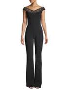 Chiara Boni La Petite Robe Embellished V-neck Jumpsuit