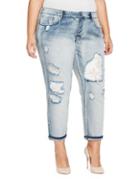 William Rast Plus My Ex's Distressed Cotton Jeans