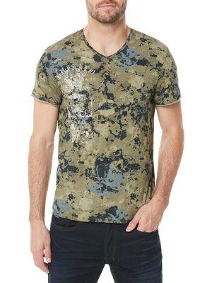 Buffalo David Bitton Tucond Logo Graphic Cotton Tee