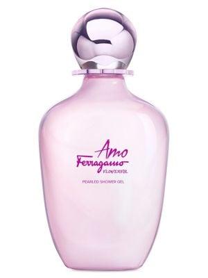 Salvatore Ferragamo Flowerful Pearled Shower Gel