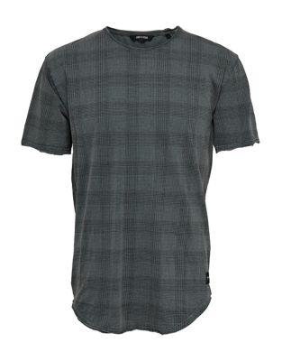 Only And Sons Tartan Cotton Tee