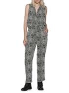 Walter Baker Kiley Reptile-print Jumpsuit