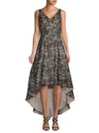Calvin Klein Paisley And Sequin-embellished Gown