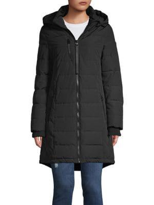 Guess Quilted Hooded Puffer Jacket