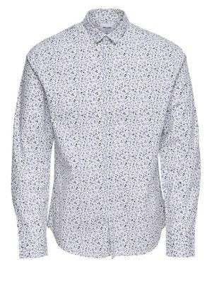 Only And Sons Printed Button-down Shirt