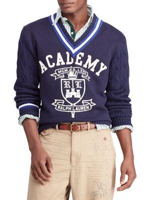 Polo Ralph Lauren Graphic Fleece-panel Sweater