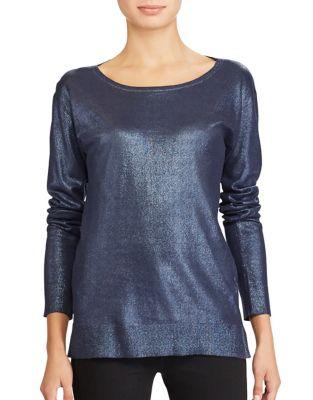 Lauren Ralph Lauren Roundneck Cotton-blend Sweater