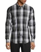 Timberland Back River Brushed Checkered Cotton Button-down Shirt