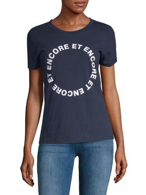 French Connection Encore Et Encore Cotton Tee