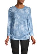 Marc New York Performance Tiedye Side Tie Top