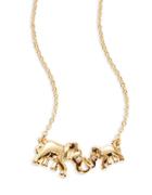 Kate Spade New York Mom Knows Best Elephant Necklace