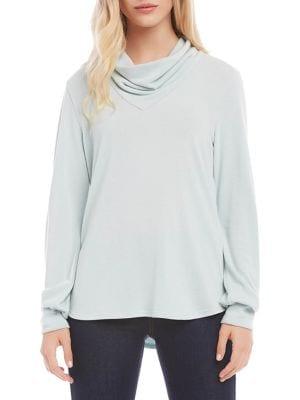 Karen Kane High-low Cowlneck Sweater
