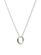 Dogeared Karma Sterling Silver Ring Pendant Necklace