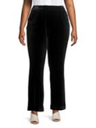 Calvin Klein Plus Classic Velvet Pants