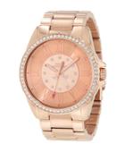 Juicy Couture Ladies Rose Gold And Swarovski Crystal Watch