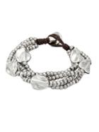 Uno De 50 Silver A Beautiful Mind Multi-strand Bracelet