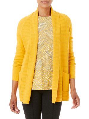 Olsen Comfy Sport Knit Open Front Cardigan
