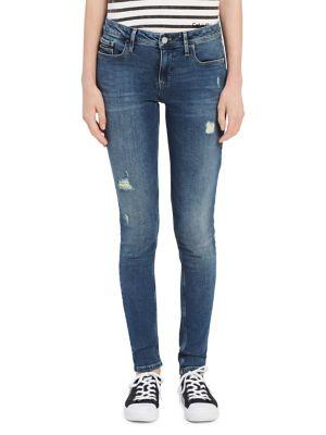 Calvin Klein Jeans Ultimate Distressed Skinny Jeans