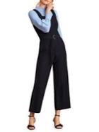 Brooks Brothers Red Fleece Wide Leg Jumpsuit