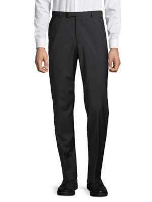 Hugo Flat-front Wool Dress Pants